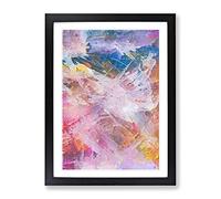 Tell Me A Story In Abstract Modern Framed Print | A3 Black Framed Wall Art | Ready to Hang | Abstract Fantasy Picture | Living Room Bedroom Lounge Office