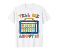 Tell Me About It Speech Language Pathology AAC Sped Teacher T-Shirt