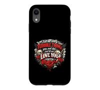 Tell me every thing you ever did Poe's Quote Case for iPhone XR
