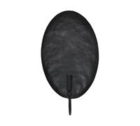 Tell Me More Boule wall candle holder with backplate Black