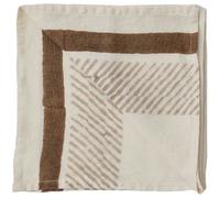 Tell Me More - Ella Napkin 50x50 cm, Brown - Brown