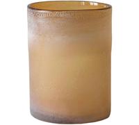 Tell Me More - Frost Candle Holder L, Amber - Amber