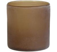 Tell Me More - Frost Candle Holder M, Brown - Brown