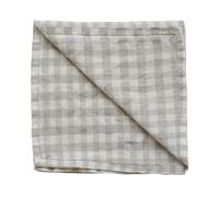 Tell Me More Gingham checkered kitchen towel 70x50 cm Natural