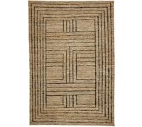 Tell Me More - Graphiq Hemp Rug 170x240 cm, Black - Black