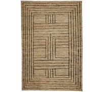 Tell Me More - Graphiq Hemp Rug 200x300 cm, Black - Black