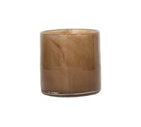 Tell Me More - Lyric Candle Holder S, Brown - Brown