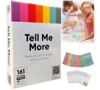 Tell Me More: Reignite Intimacy in Relationships: Fun Couples Card Game for Deeper Conversations and Connection - Ideal for Date Nights, Conflict Resolution, and Deep Connection