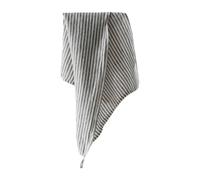 Tell Me More - Linen Kitchen Towel 50x70 cm, Grey / White - Grey