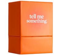 Tell Me Something - Meaningful Dating Conversation Card Game with 110 Cards | Fun Thoughtful Questions to Break the Ice, Build Chemistry & Skip Small Talk | Perfect for Date Night, Couples, Connection