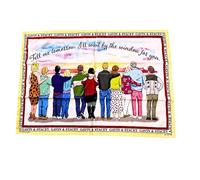 Tell me tomorrow Tea Towel, Barry Island, Gavin and Stacey cast
