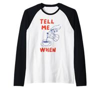Tell Me When Funny Coffee Pour Over Quote Caffeine Lover Art Raglan Baseball Tee