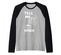 Tell Me When Funny Coffee Pour Over Quote Caffeine Lover Art Raglan Baseball Tee