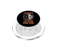 Tell Schrödinger I'm Alive and I'm Coming for Him Physics PopSockets PopGrip for MagSafe
