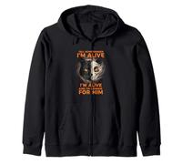 Tell Schrödinger I'm Alive and I'm Coming for Him Physics Zip Hoodie