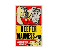 Tell The Children About The Marijuana Craze (1938) Movie Poster Canvas Poster Bedroom Decor Landscape Office Room Decor Gift 16x24inch(40x60cm)