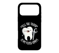 Tell The Tooth Is My Floss-ophy Funny Dental Pun Case for iPhone 17 Pro Max