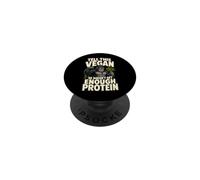 Tell This Vegan Protein Humor Plant Based Athlete PopSockets Adhesive PopGrip