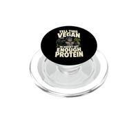 Tell This Vegan Protein Humor Plant Based Athlete PopSockets PopGrip for MagSafe