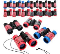 Tellegloww 12 Pcs Spider Web Binoculars Bird Watching Outdoor Camping Adventure Telescope Spider Web Binoculars for Hiking Birthday Gifts