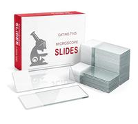 Tellegloww 1500 Pcs Ground Edge Microscope Slides 76x26mm, Pre-Cleaned Blank Glass Slides, Microscopes Supplie for Biological Monocular Binocular Trinocular Microscopes
