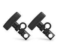 Tellegloww 2 Pack D10-D12 Sleeve Swivel Clamp Chuck for Magnetic Stands Holder Bar Dial Indicator Gauge Metal Micrometer Swivel Collet Indicator Holder