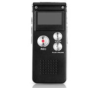 Tellegloww Ghost Hunting Equipment Paranormal Equipment for Ghost Hunting Digital EVP Voice Activated Recorder Rechargeable Recorder Device with Microphone, 8GB(Black)