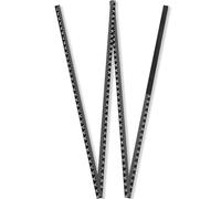 Tellegloww Oil Tank Measuring Stick 4 Fold to 126" Wood Folding Fuel Measuring Gage Stick Ruler for Deep Tank(1 Pcs)