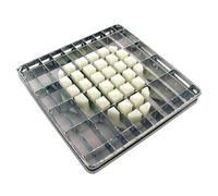 Tellier C020 Kit Blade and Pusher for D463 Potato Chipper, 10 mm x 20 mm | Restores commercial frying efficiency with 20mm heavy-duty dicing action, keeping busy catering prep lines running smoothly.