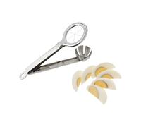 Tellier Egg Wedge Cutter - Stainless steel. Cuts eggs into 6 wedges.