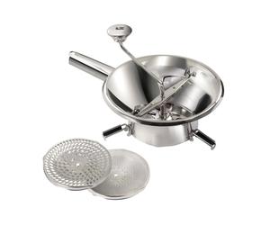 Tellier Louis Stainless Steel Small Moulin 3 Sieves Rotary Food Mill