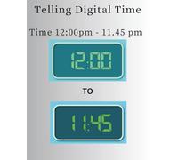 Telling Digital Time (12:00 pm - 11:45 pm) (The Autism Learning Series)