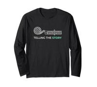 Telling The Story Video Editor Post Production Film Editor Long Sleeve T-Shirt