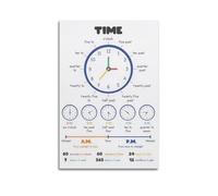 Telling The Time Art Posters Are Suitable for Decorating Living Room, Bedroom, Study, Restaurant, Corridor, Children's Room, EtcUnframe-style 20x30inch(50x75cm)