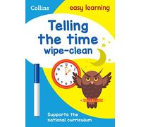 Collins – Telling the Time Wipe Clean Activity Book – Easy Learning KS1