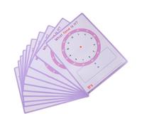 Telling Time Practice Paper 10 Sheets Paper Dry Erase