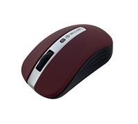 TELLUR Basic Wireless Mouse, LED, Lightweight, Plug & Play Installation, USB port, Regular Size, 10m Operation Range, Nano Receiver USB, Dark Red