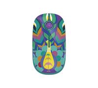 TELLUR Wireless Mouse with Nano USB 2.4 Ghz Receiver, Wireless Mouse with Silent Click, 1600 DPI, 3 Buttons, Plug & Play, Slim and Lightweight Design to Carry… (Peacock)