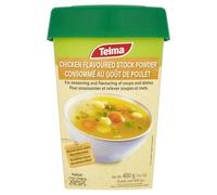 Telma Clear Soup Tubs 400g- Perfect for Chicken Soup, Casseroles, Sauces, Gravies and More- Authentic Savoury Bone Broth Taste- Kosher Certified Chicken Powder Soup Mix