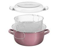 Interiors By Ph Telo Pink Deep Fryer, Pink