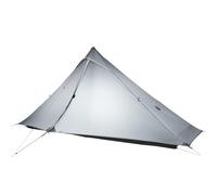 Telomat 3FULGEAR Lanshan1 Pro Outdoor Ultralight Camping Tent for 1 Person 3/4 Season Professional 20D Nylon Double Sided Silicone Tent, Camping, Trekking, Kayaking, Climbing, Hiking (Grey 3 season)