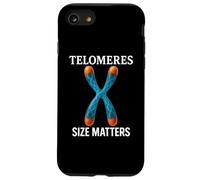Telomere Length Size Matters DNA Genetics Mitochondria Cells Case for iPhone SE (2020) / 7/8