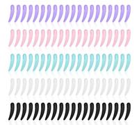 Telooco 100Pcs Mini Multicolor Spatula for Cosmetics, Makeup Tool, Sensitive Skin, Convenient for Precise Application, Box of 100