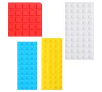 Telooco 155 Pcs Bump Dots for Visually Impaired Low Vision Aids Bump Dots Braille Dot Stickers for The Blind, Low Vision and The Elderly (Yellow Blue Red White)