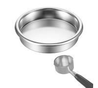 Telooco 58mm Backflush Inser Stainless Steel Backflush Blind Filter, Blind Portal Filter Basket for Espresso Machines to Keep Interior Clean