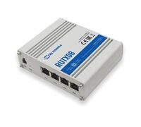 Teltonika Networks RUTX08000000 Industrial Ethernet Router, Gigabit, Quad-Core