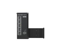 Teltonika NETWORKS TSF010 Flat Ethernet Switch Unmanaged Fast Ethernet (10/100) DIN rail Black