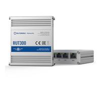 Teltonika RUT300 Industrial Ethernet Router Five Ethernet ports, W126076642 (Router Five Ethernet ports, two configurable digital Inputs/Outputs, and a USB port)
