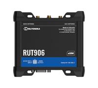 Teltonika RUT906 Industrial Router, 4G Cat 4, 3G, 2G Wi-Fi, Dual SIM, 10/100 Ethernet, GPS, Secure VPN, Multiple I/Os, RS232, RS485
