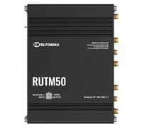 Teltonika RUTM50 Cellular Router, 5G, 4G LTE Cat 19, FCC, PTCRB and Giteki certified, Dual SIM, Wi-Fi 5, 5x Gigabit Ethernet Ports, VPN Support
